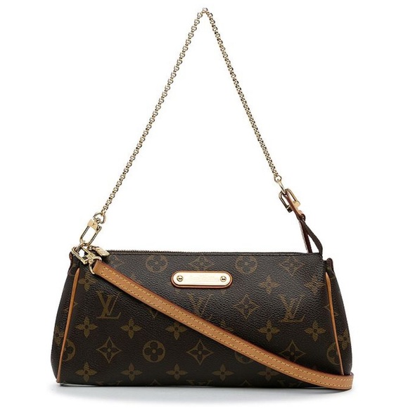 Louis Vuitton Handbags - Louis Vuitton EVA Monogram Clutch Discontinued Model Crossbody Coated Canvas O/S